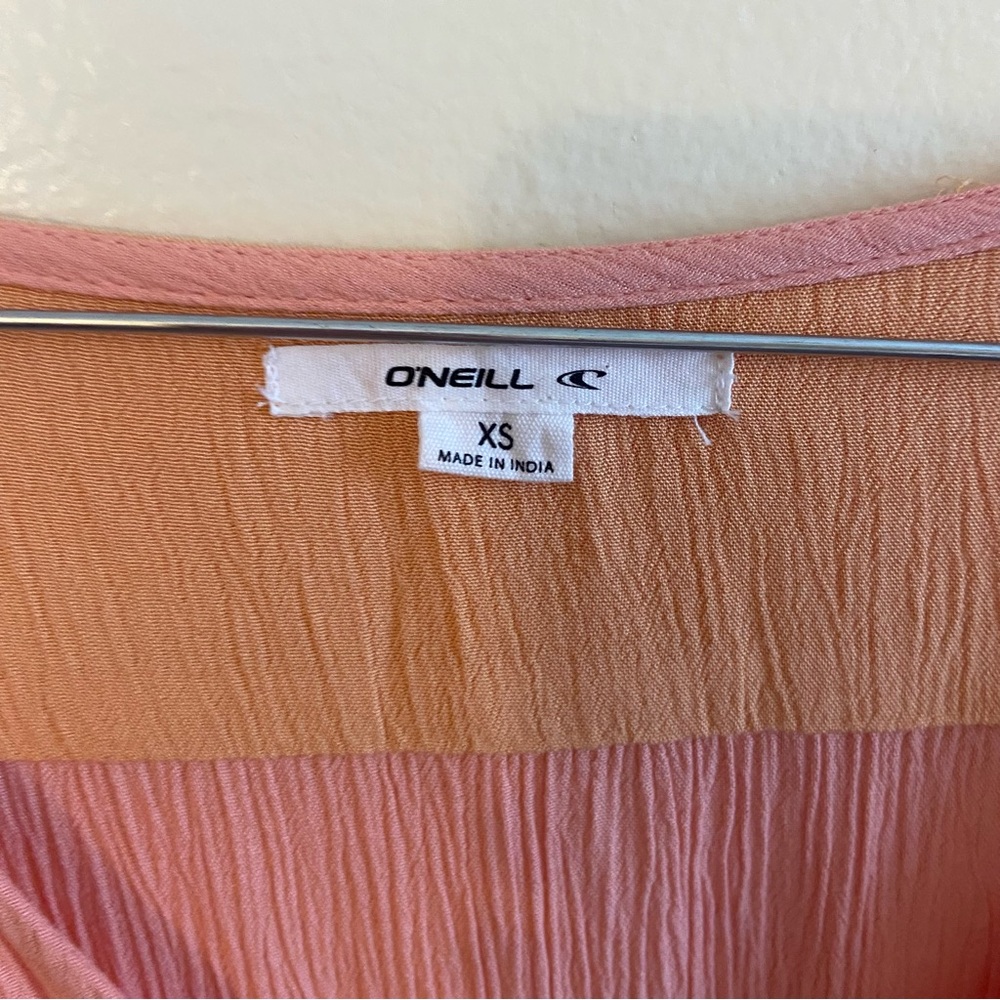 O'Neill Peach and Yellow Colorblock Dress size XS - Picture 7 of 11